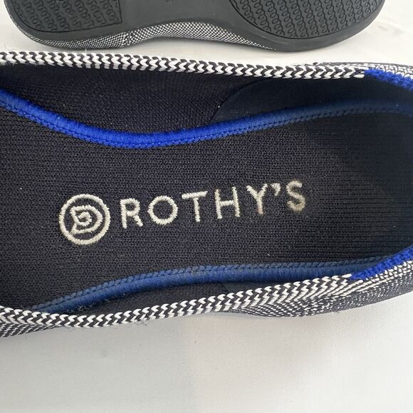 Rothy’s Womens Size 8 The Flat Grey Birdseye Round Toe Flats - Picture 10 of 10